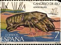 Spain - 1979 - Animals - 7 PTA - Multicolor - Animal, Crab - Edifil 2532 - River Crab - 0